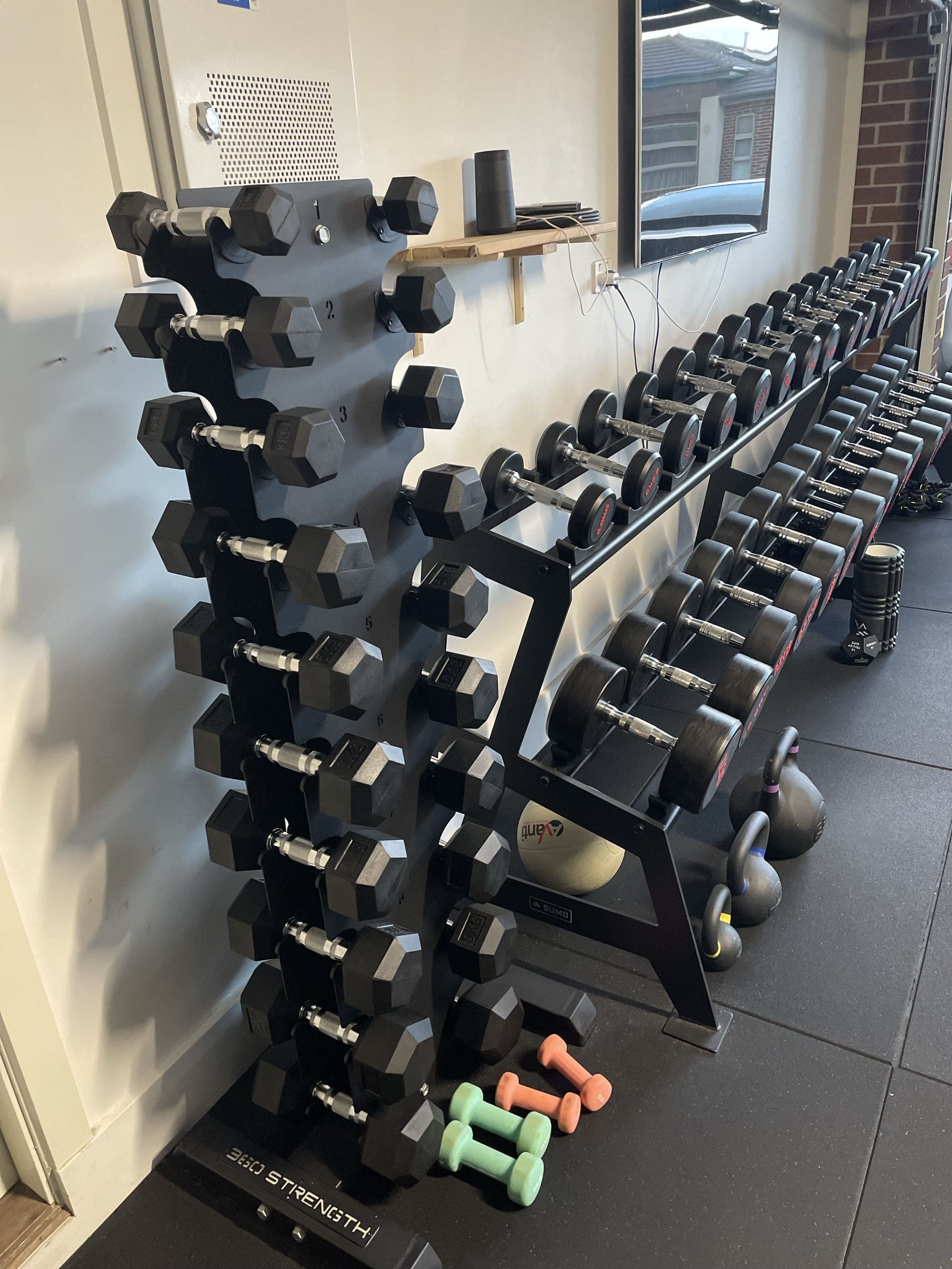 Dumbbells and Kettlebells